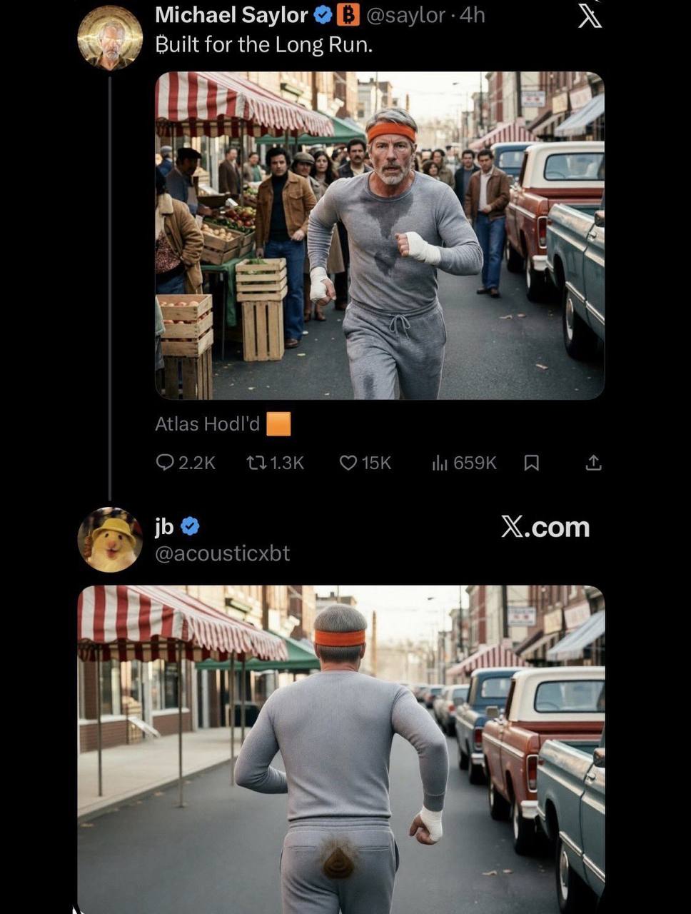 Цена Биткоина на уровне средней себестоимости Сэйлора