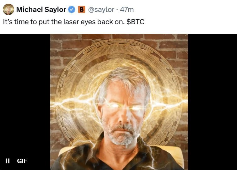 Лазерные глаза снова на 66666